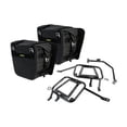 thumbnail image 1 of Pannier Racks with Nelson Rigg Sierra Dry Saddlebags Black For Kawasaki, 1 of 4