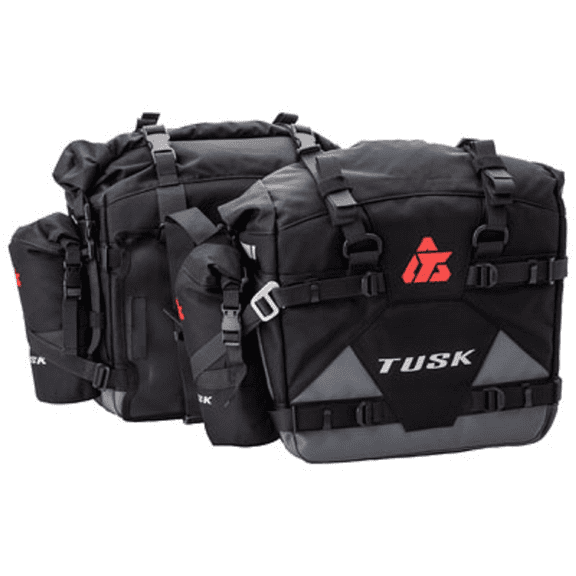 Pannier Racks with Pilot Pannier Bags and Small Bottle Holders Compatible With KTM 1290 Super Adventure T 2017