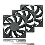 Pano-Mounts 80mm Slim Quiet Cooler Fan 12V 4Pin PWM for CPU Computer Cooling Fan 800-2200RPM 3-Pack