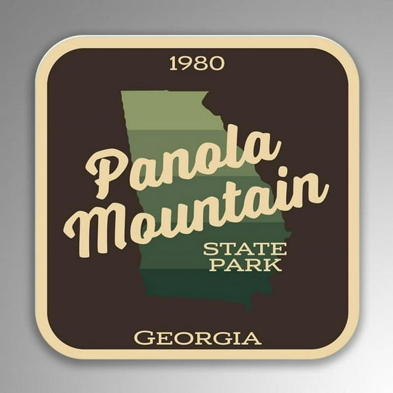 Panola Mountain State Park Decal Sticker | 4-Inches By 4-Inches | Vinyl Sticker | UV Protective Laminate | SP230