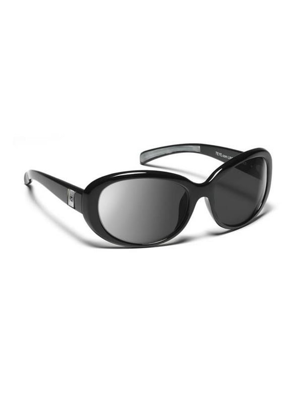 Panoptx Lindsay Glossy Black Frame with Sharp View Gray Lens