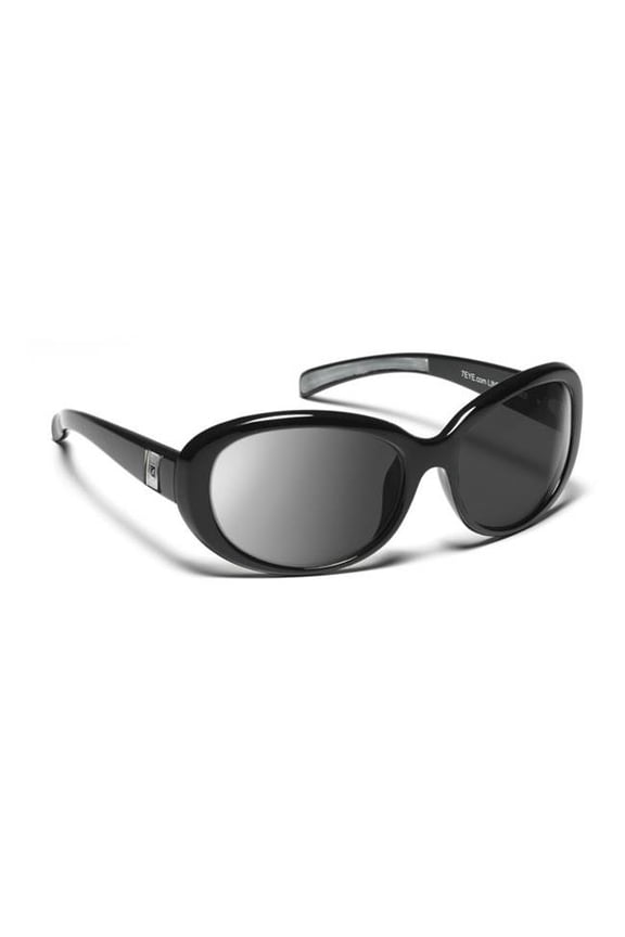 Panoptx Lindsay Glossy Black Frame with Sharp View Gray Lens