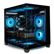 Panorama RTX 5070, 20-Core Ultra 7 265KF, 32GB DDR5 RAM, 1TB NVMe SSD, Liquid Cooled Gaming Desktop PC w/Windows 11 Pro, 3-Year Warranty, RGB Gamer Keyboard+Mouse, Internal Wi-Fi 6E, 3X DP & HDMI