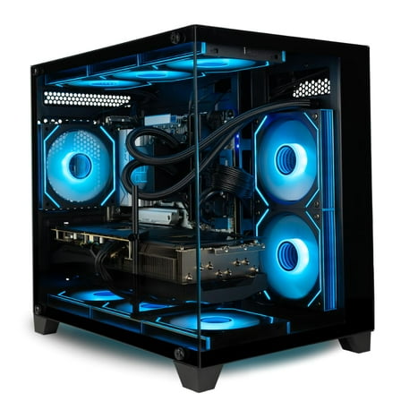Panorama RTX 5070 TI, 24-Core Ultra 9 285K, 32GB DDR5 RAM, 2TB Gen4 SSD, Liquid Cooled Gaming Desktop PC w/Windows 11 Pro, 3-Year Warranty, RGB Keyboard+Mouse, Internal Wi-Fi 6E, 3X DP & HDMI