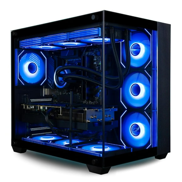 Panorama Gaming PC Desktop (NVD GeForce RTX 5080, Intel 24-Core i9-14900KF Processor, 64GB DDR5 RAM, 2TB Gen4 NVMe SSD, WiFi 6E, HDMI, Windows 11 Pro) Best 2025 Prebuilt Tower RGB Gamer Computer