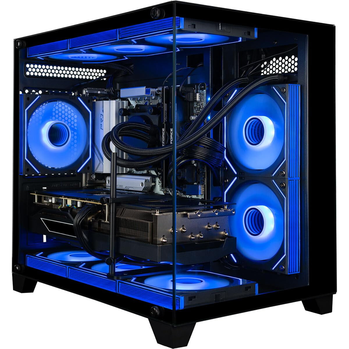 Panorama RTX 5090, 24-Core i9-14900KF, 64GB DDR5 RAM, 2TB Gen4 NVMe SSD, Liquid Cooled Gaming Desktop PC w/Windows 11 Pro, 3-Yr Warranty, RGB Keyboard + Mouse, RJ45, Internal Wi-Fi 6E, 3X DP & HDMI