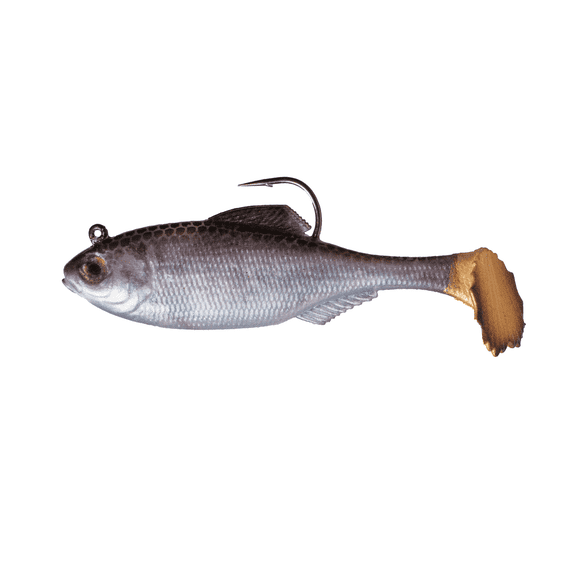 6th Sense Pre-Rigged Panorama Swimbait Soft Plastic Swimbait with Hook and Weight Realistic Swimming Action