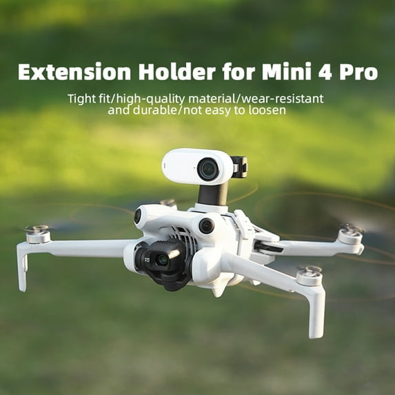 Panoramic Camera Mount ABS Top Extension Camera Mount Adapter Part Compatible for DJI Mini 4 Pro Drone