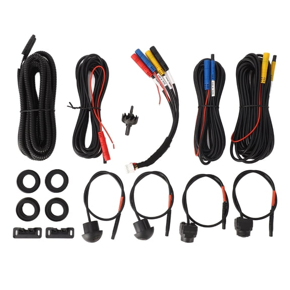 Panoramic Car Camera 360 Car Camera System 4 Cameras Panoramic Surround View Starlight Night Vision IP68 for Auto Radio