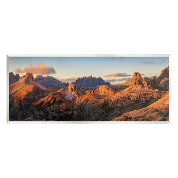 Panoramic Desert Canyon Peaks Landscape Photograph Unframed Art Print Wall Art
