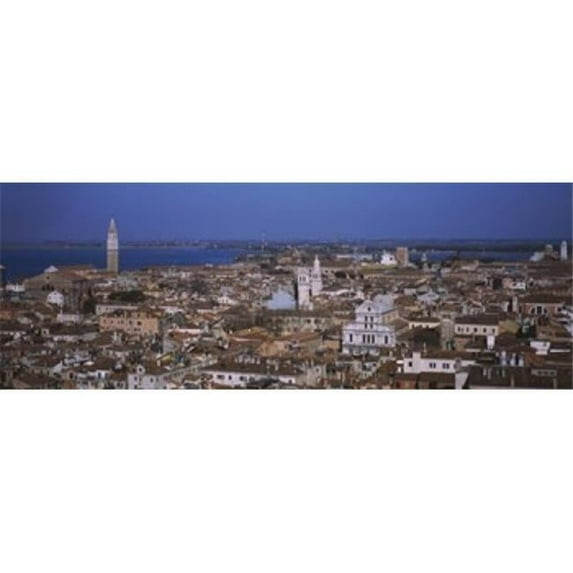Panoramic Images PPI83861L Aerial view of a city along a canal Venice Italy Poster Print by Panoramic Images - 36 x 12