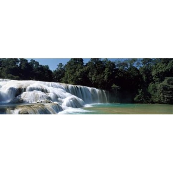 Panoramic Images PPI31892L Aqua Azul Chiapas Mexico Poster Print by Panoramic Images - 36 x 12