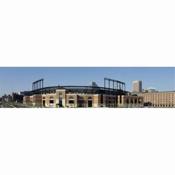 Panoramic Images PPI121892L Baseball park in a city Oriole Park at Camden Yards Baltimore Maryland USA Poster Print by Panoramic Images - 36 x 12