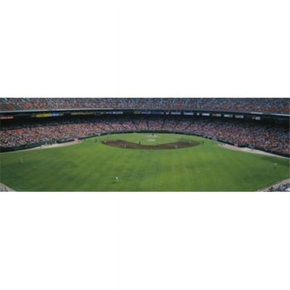 Panoramic Images Baseball stadium San Francisco California USA Poster Print by Panoramic Images - 36 x 12