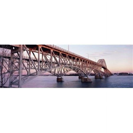 Panoramic Images Bridge across a river South Grand Island Bridge Niagara River Grand Island Erie County New York State USA Poster Print by Panoramic Images - 36 x 12