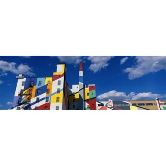 Panoramic Images Building With Geometric Decorations Minneapolis Minnesota USA Poster Print by Panoramic Images - 36 x 12