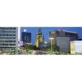 thumbnail image 1 of Panoramic Images  Buildings Lit Up At Night Berlin Germany Poster Print by Panoramic Images, 1 of 1