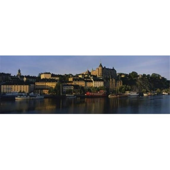 Panoramic Images Buildings On The Waterfront Stockholm Sweden Poster Print by Panoramic Images - 36 x 12