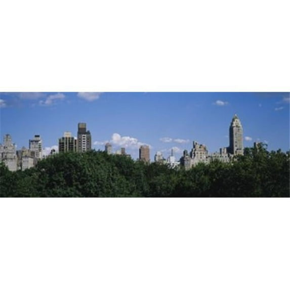 Panoramic Images Buildings in a city Manhattan New York City New York State USA Poster Print by Panoramic Images - 36 x 12