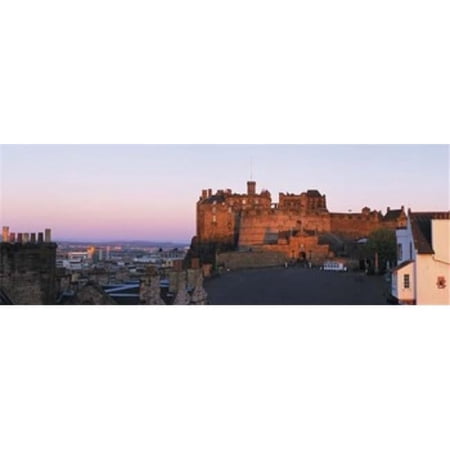 Panoramic Images Castle in a city Edinburgh Castle Edinburgh Scotland Poster Print by Panoramic Images - 36 x 12