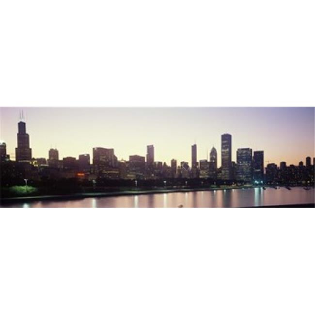 Panoramic Images City skyline with Lake Michigan and Lake Shore Drive ...