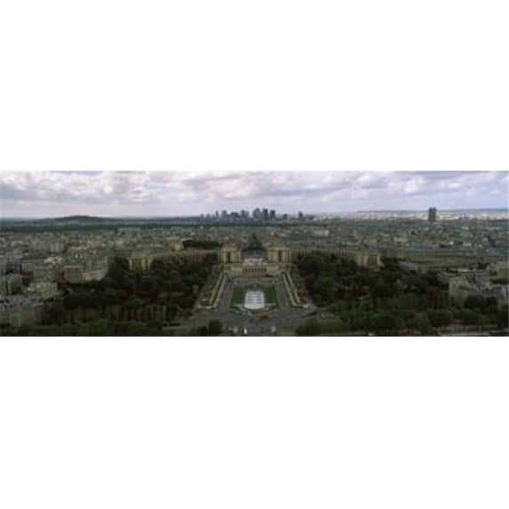 Panoramic Images PPI113495L Cityscape viewed from the Eiffel Tower Paris Ile-de-France France Poster Print by Panoramic Images - 36 x 12