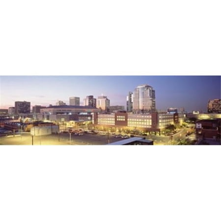 Panoramic Images Financial District Phoenix Arizona USA Poster Print by Panoramic Images - 36 x 12