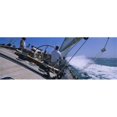 thumbnail image 1 of Panoramic Images  Group of people racing in a sailboat Grenada Poster Print by Panoramic Images 36 x 12, 1 of 1