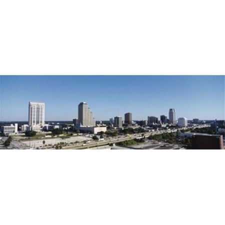 Panoramic Images High angle view of buildings in a city Orlando Florida USA Poster Print by Panoramic Images - 36 x 12