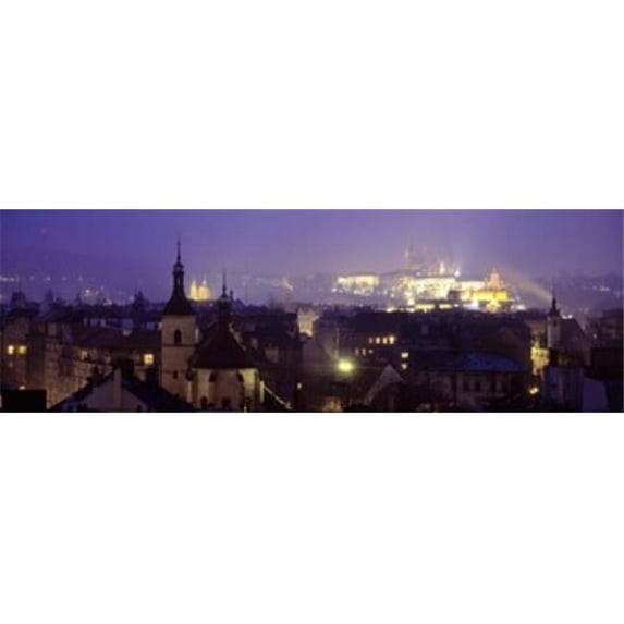 Panoramic Images Hradcany Castle Prague Czech Republic Poster Print by Panoramic Images - 36 x 12