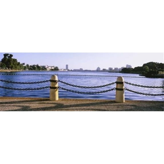 Panoramic Images Lake In A City Lake Merritt Oakland California USA Poster Print by Panoramic Images - 36 x 12