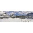 thumbnail image 1 of Panoramic Images PPI37420L Mountains with trees in winter  Logan Pass  US Glacier National Park  Montana  USA Poster Print by Panoramic Images - 36 x 12, 1 of 1