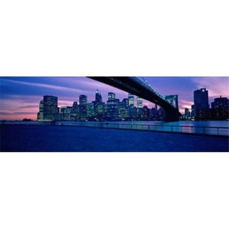 Panoramic Images NYC New York City New York State USA Poster Print by Panoramic Images - 36 x 12