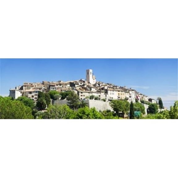 Panoramic Images PPI111242S Low Angle View of A Walled City Saint Paul De Vence Provence-Alpes-Cote DAzur France Poster Print, 18 x 7