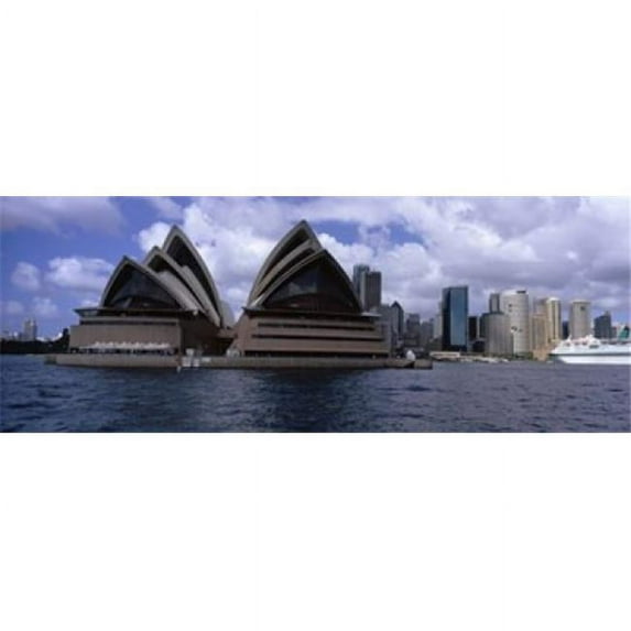 Panoramic Images PPI116508L Opera house at the waterfront Sydney Opera House Sydney Harbor Sydney New South Wales Australia Poster Print by Panoramic Images - 36 x 12