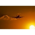 thumbnail image 1 of Panoramic Images PPI117904 Silhouette of airliner in golden sunset Poster Print by Panoramic Images - 24 x 16, 1 of 1