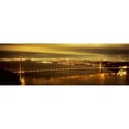thumbnail image 1 of Panoramic Images PPI118909L Suspension bridge lit up at dusk  Golden Gate Bridge  San Francisco  California  USA Poster Print by Panoramic Images - 36 x 12, 1 of 1