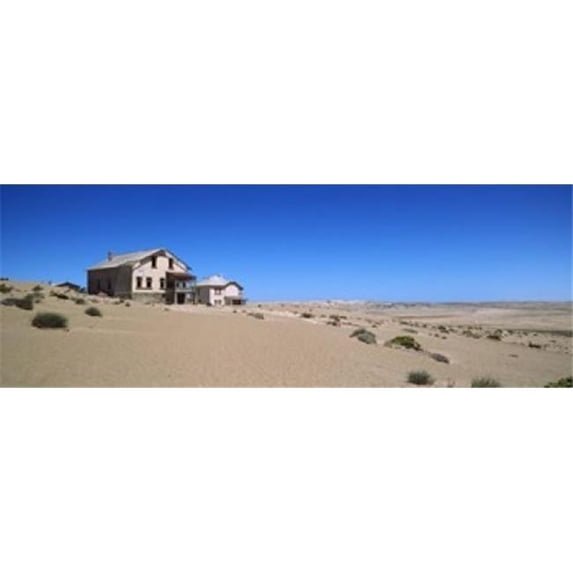 Panoramic Images PPI119719L Abandoned house in a mining town Kolmanskop Namib desert Karas Region Namibia Poster Print by Panoramic Images - 36 x 12