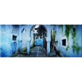 thumbnail image 1 of Panoramic Images PPI135347L Painted wall of medina  Chefchaouen  Morocco Poster Print by Panoramic Images - 36 x 12, 1 of 1