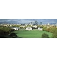 thumbnail image 1 of Panoramic Images PPI138052L Aerial view of a city  Canary Wharf  Greenwich Park  Greenwich  London  England 2011 Poster Print by Panoramic Images - 36 x 12, 1 of 1