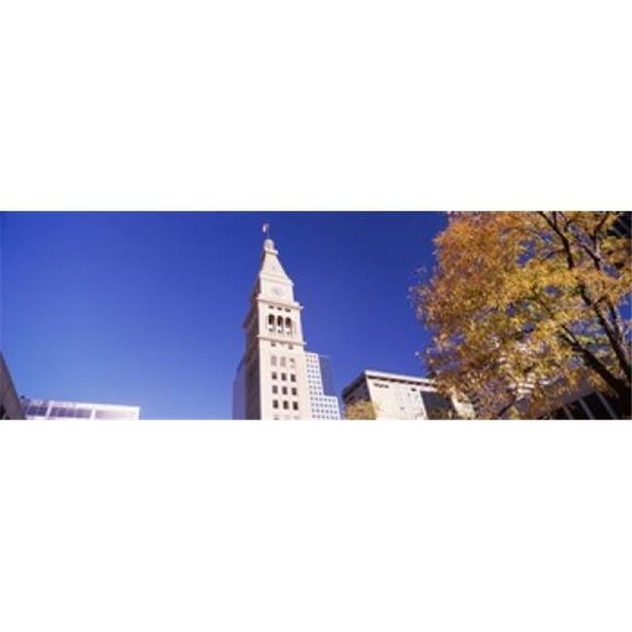 Panoramic Images PPI145677L Low angle view of a Clock tower  Denver  Colorado  USA Poster Print by Panoramic Images - 36 x 12