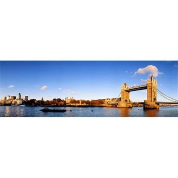 Panoramic Images PPI24652L Tower Bridge London England United Kingdom Poster Print by Panoramic Images - 36 x 12
