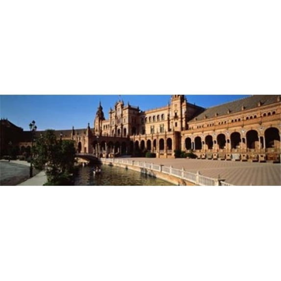 Panoramic Images PPI24660L Plaza Espana Seville Spain Poster Print by Panoramic Images - 36 x 12