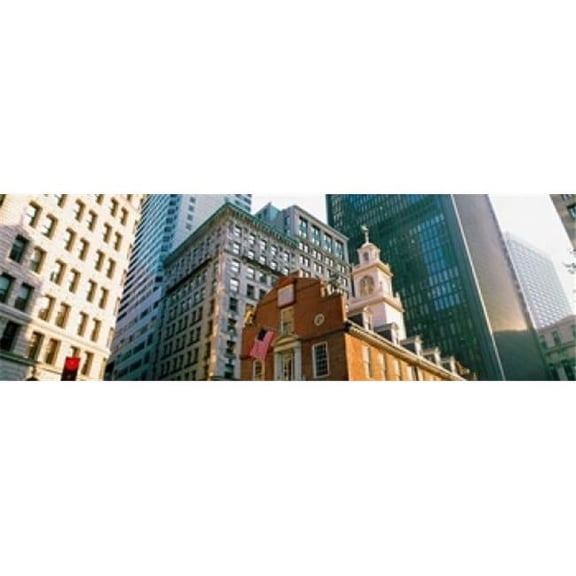 Panoramic Images PPI46210S Architecture Boston Ma USA Poster Print, 18 x 6