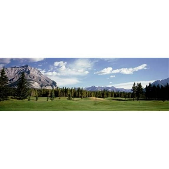 Panoramic Images PPI51941L Golf Course Banff Alberta Canada Poster Print by Panoramic Images - 36 x 12