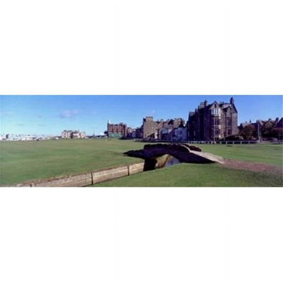 Panoramic Images PPI52776L Footbridge in a golf course The Royal and Ancient Golf Club of St Andrews St. Andrews Fife Scotland Poster Print by Panoramic Images - 36 x 12