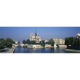 thumbnail image 1 of Panoramic Images PPI62881L Cathedral along a river  Notre Dame Cathedral  Seine River  Paris  France Poster Print by Panoramic Images - 36 x 12, 1 of 1