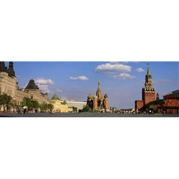Panoramic Images PPI64799L Red Square Moscow Russia Poster Print by Panoramic Images - 36 x 12