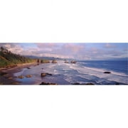 Panoramic Images PPI64869L Seascape Cannon Beach OR USA Poster Print by Panoramic Images - 36 x 12