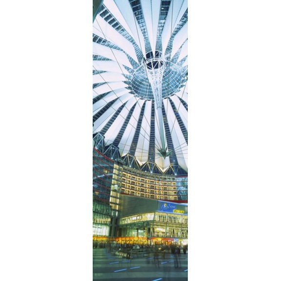 Low Angle View of Sony Center Ceiling - Photo Print by Panoramic Images